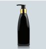 unique cosmetic shampoo lotion black bottle container